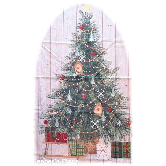 Avanti CHRISTMAS TREE Country Plaid Shower Curtain - Picture 2 of 8